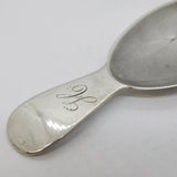 Newcastle Provincial George III Sterling Silver Tea Caddy Spoon Antique 1801