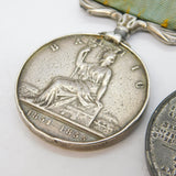 Victorian Crimean War Period Naval 'Baltic Medal' & Alma Medallion Antique
