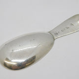 Newcastle Provincial George III Sterling Silver Tea Caddy Spoon Antique 1801