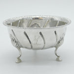 George III Irish Sterling Silver Stag Crest Fluted Bowl Antique c1790 Dublin
