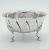 George III Irish Sterling Silver Stag Crest Fluted Bowl Antique c1790 Dublin