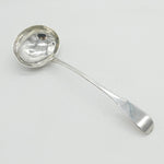 George III Scottish Provincial Sterling Silver Serving Ladle Antique c1820