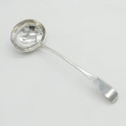 George III Scottish Provincial Sterling Silver Serving Ladle Antique c1820