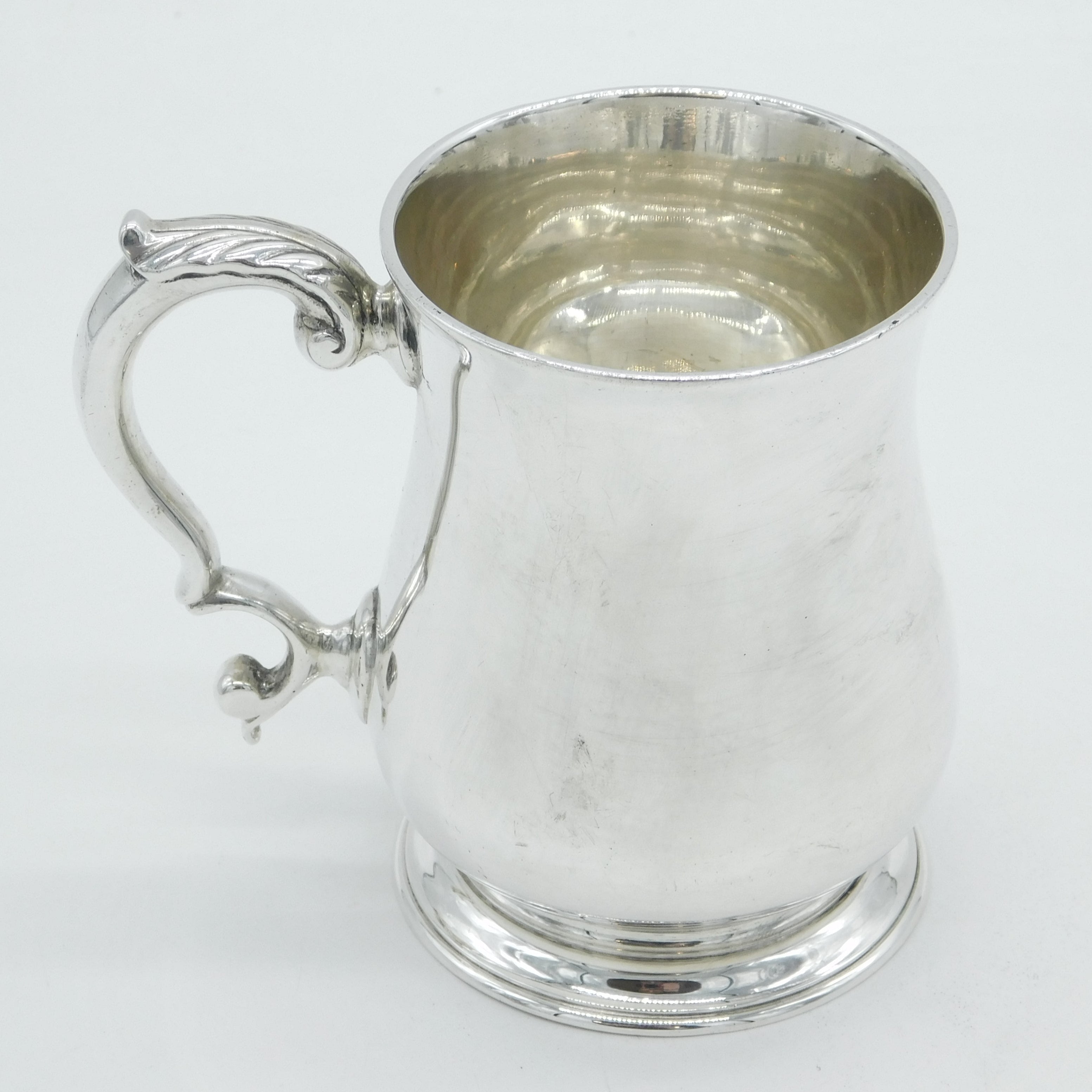 Tiffany & Co. Sterling Silver Christening Mug Tankard Antique c1920 Art Deco