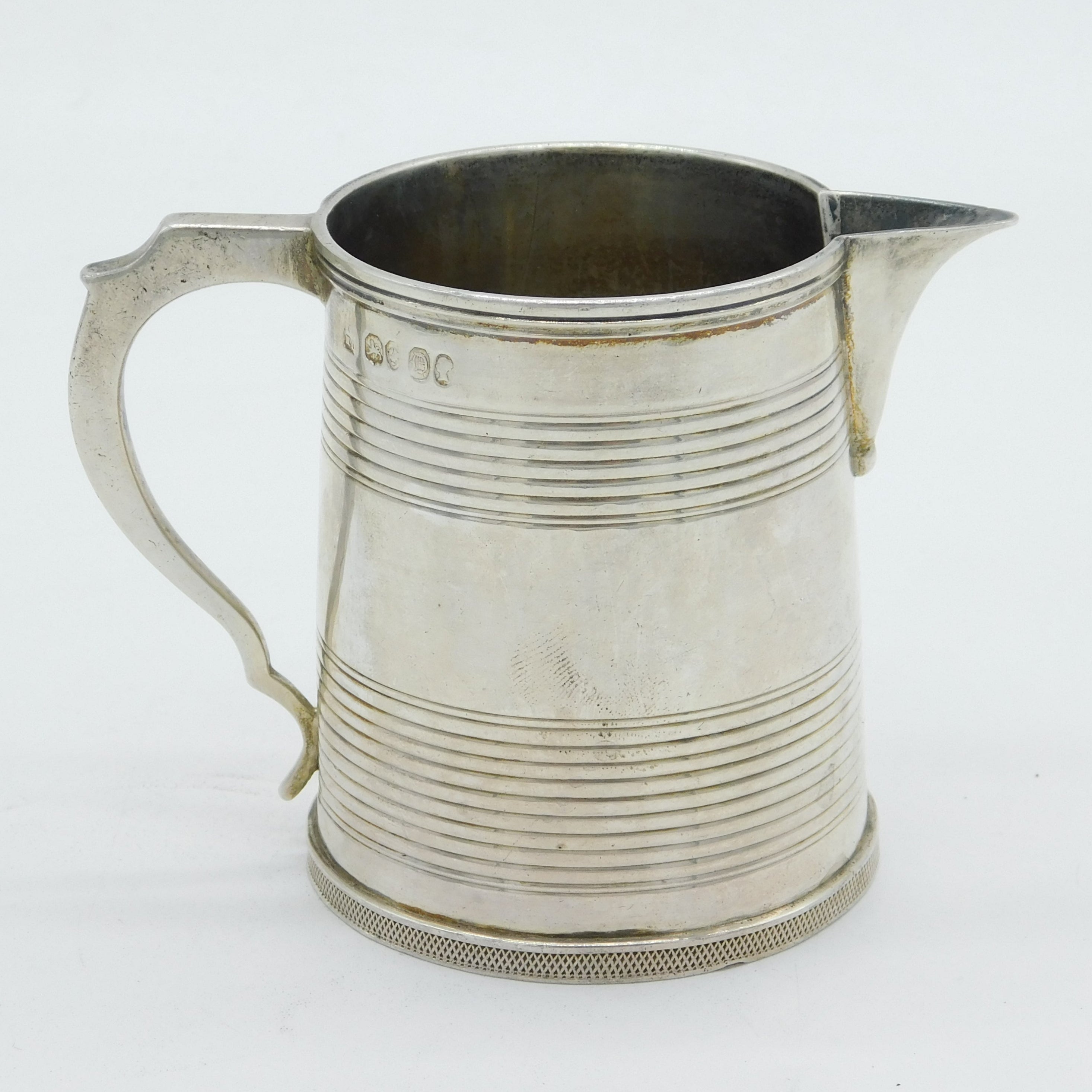 Victorian Sterling Silver Sparrow Beak Cream Jug Antique 1839 London