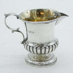 William IV Sterling Silver Fluted Sparrow Beak Cream Jug Antique 1831 London