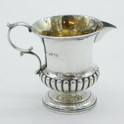 William IV Sterling Silver Fluted Sparrow Beak Cream Jug Antique 1831 London